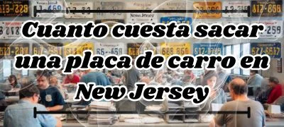 Cuanto cuesta sacar una placa de carro en New Jersey : Guía completa