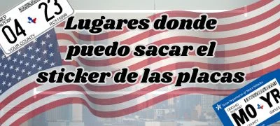 Lugares donde puedo sacar el sticker de las placas | Descúbrelo aquí!