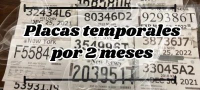 Placas temporales por 2 meses