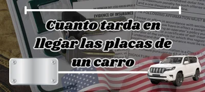 Cuanto tarda en llegar las placas de un carro